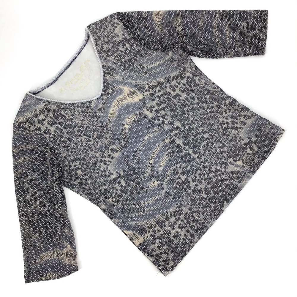 FDJ Sparkly Textured Polka Dot Top,  Medium